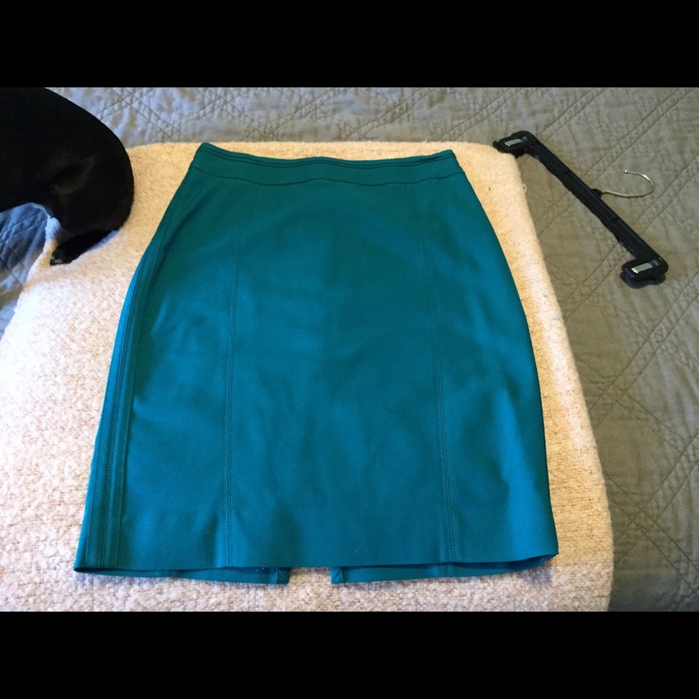 Slim skirt.